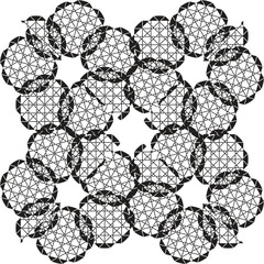 Abstract Mandala Vector Art, Stencil Mandala Design, Monochrome Mandala Vector, Geometric Mandala Illustration, Minimal Mandala Artwork, Decorative Mandala Vector, Modern Mandala Stencil Art, Symmetri