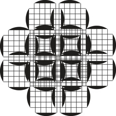 Abstract Mandala Vector Art, Stencil Mandala Design, Monochrome Mandala Vector, Geometric Mandala Illustration, Minimal Mandala Artwork, Decorative Mandala Vector, Modern Mandala Stencil Art, Symmetri