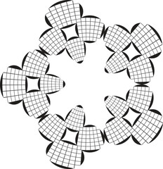 Abstract Mandala Vector Art, Stencil Mandala Design, Monochrome Mandala Vector, Geometric Mandala Illustration, Minimal Mandala Artwork, Decorative Mandala Vector, Modern Mandala Stencil Art, Symmetri