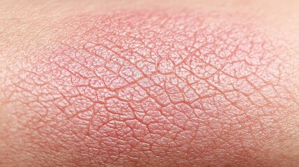 Close-up of textured skin showing fine lines and cracks, highlighting dryness or aging in a detailed manner.