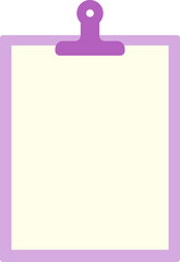 レトロなクリップボードフレーム　ピンク　Web