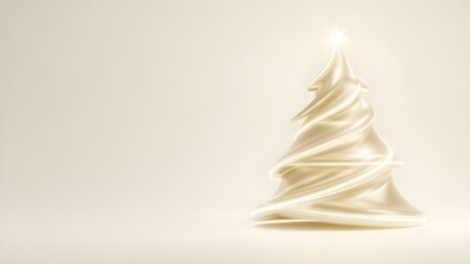 Elegant Golden Christmas Tree Glow