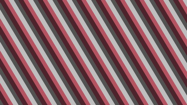Thick diagonal stripes that cycle through orange, gray, and white tones.