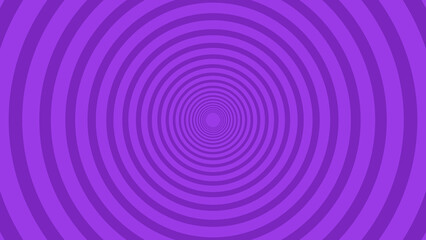 Purple Concentric Circle Tunnel Pattern Background