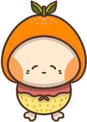 Illustration of an orange character2
