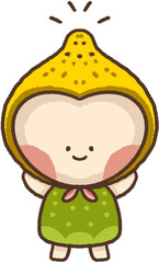 Lemon character illustration