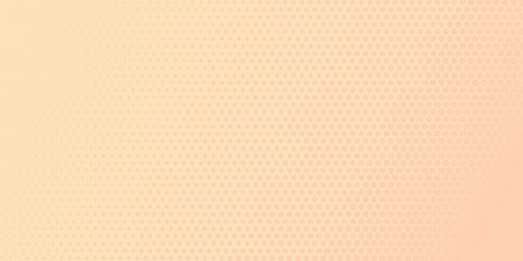Gradient background halftone vector. hexagonal halftone.