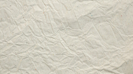 Abstract crumpled and creased recycle paper texture background