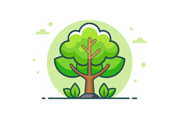 eco forest care protection icon
