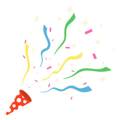 華やかなパーティークラッカー