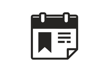 bookmark reminder calendar icon