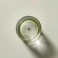 Hydration and Clean Eating Detox Water &ndash; Top View, Minimal Styling