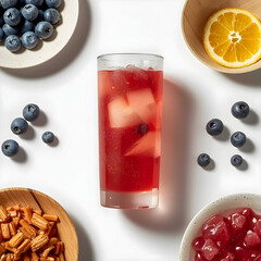 Healthy Hydration Drink Arrangement with Minimal Styling