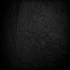 Dark grey black slate background or texture