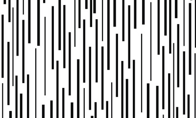 abstract background with vertical black lines of varying thickness and length on white surface