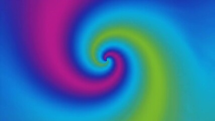 A vibrant and mesmerizing abstract background featuring a dynamic spiral of brilliant colors including magenta blue green and purple creating a hypnotic visual effect of swirling motion and fluid gra. - Powered by Adobe