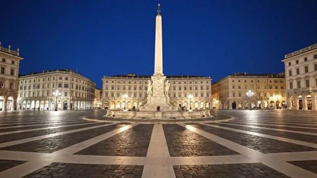 Majestic European Architecture Scene - Travel Destination Landmark