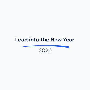 new year leadership direction poster design