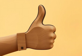 Hand drawn vector illustration of a thumbs up sign and thumb up and down symbol icon for social media web network communication and business success concept