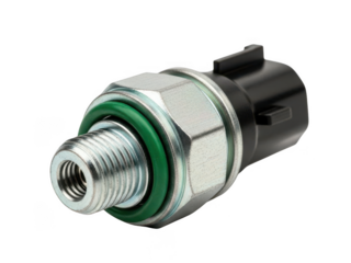 Car air conditioning pressure switch sensor isolated on transparent background