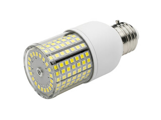 Energy efficient led light bulb isolated on transparent background