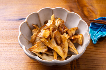 舞茸のバター醤油炒め