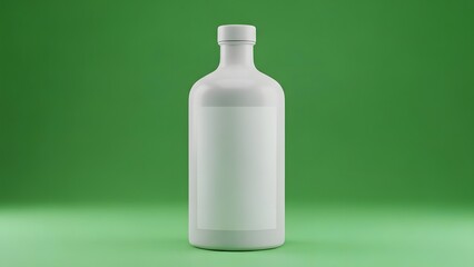 Minimal Bottle Product for Health or Beverage Brand