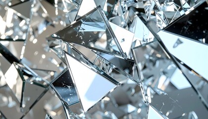 Mirrored shards reflect infinite light