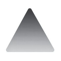 Triangular gradient shape with rounded corners