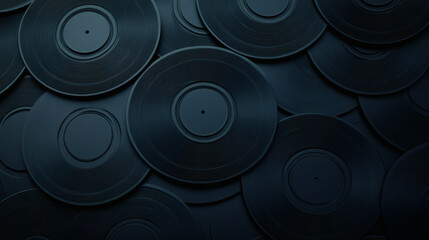Vinyl record background texture pattern dark disc music retro sound classic circle collection vintage abstract layer surface nostalgia
