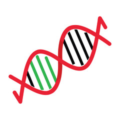 Dna Spiral Transforming Into Heartbeat Graph Animation