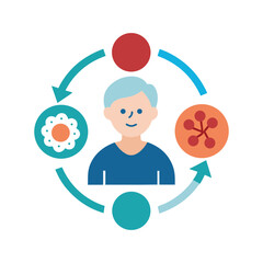 Biotech Powered Aging Reversal Medical Visualization