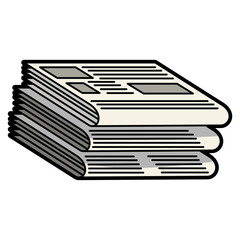 Stack of Newspapers for Recycling