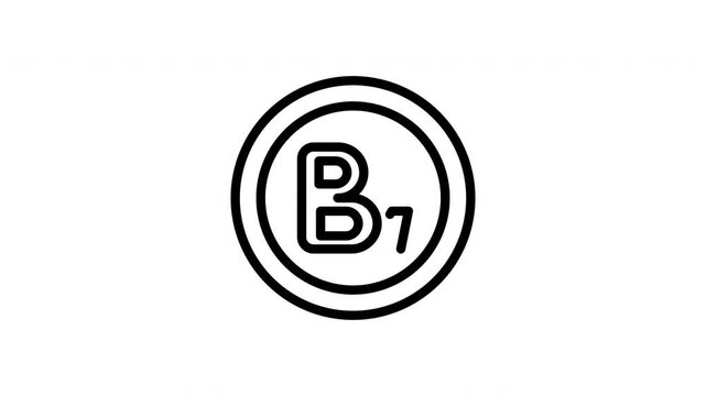 Animated Vitamin B7 Nutrition