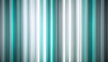 Obraz premium Soft vertical gradients in turquoise and white tones, forming a calm abstract light pattern ideal for modern design, wellness visuals, and elegant backgrounds.