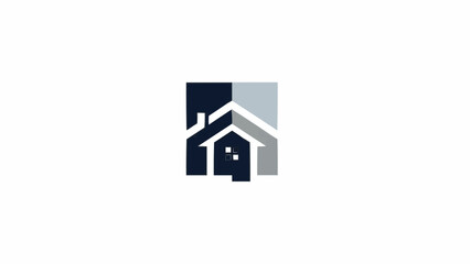 Modern House Logo Design Concept for Real Estate Business.