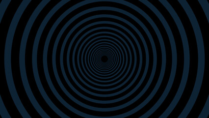 B ue And Black Concentric Circle Tunnel Pattern Background © Nuwirana