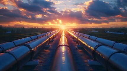 Hydrogen pipeline of energy sector towards to ecologycarbon credit