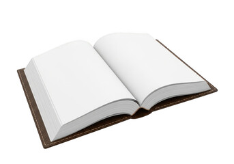 Fototapeta premium Open book isolated on transparent background