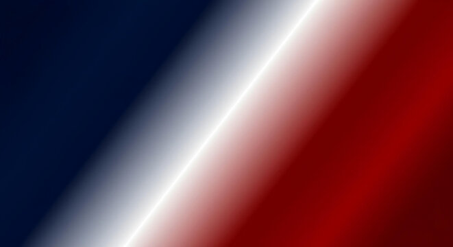 Abstract Blue White Red Flag Color Gradient Background for National and Patriotic Design