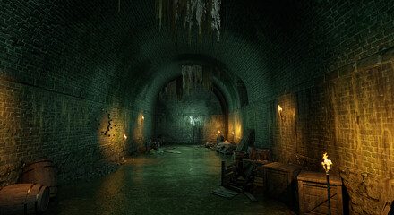 中世の迷宮　トーチの光が導く先