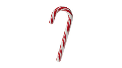 merry christmas stripped candie stick isolated on white background
