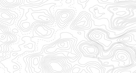 Vector geographic contour map. Background of the topographic map. Topographic map lines, contour background.  © Mst