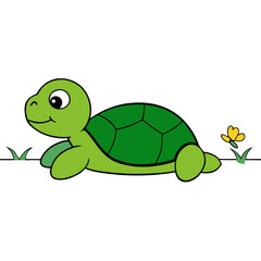 funny turtle cartoon