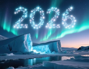 Stunning Northern Lights Illumination Over Iceberg for 2026