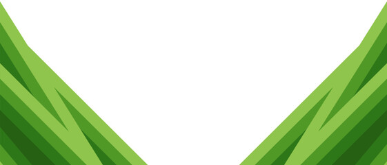 abstract green geometric frame background. professional green abstract for headers. clean corporate green background.