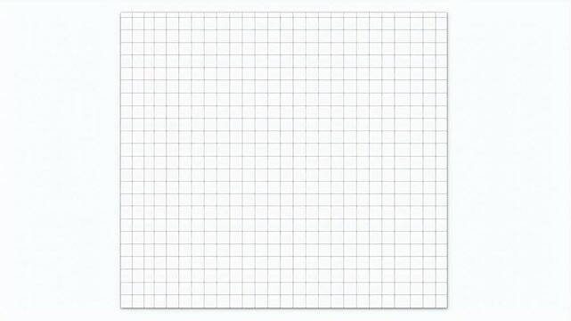 Grid Pattern Paper Background With Blue Lines Seamless Loop Motion Graphic