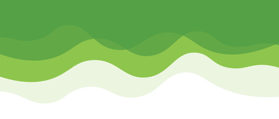 Obraz premium Vector green banner background. fluid shapes and line composition with trendy gradients.