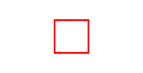 Square, Rectangle, Red, Collage Rectangle, Made of Paper, Photo Frame on Transparent Background