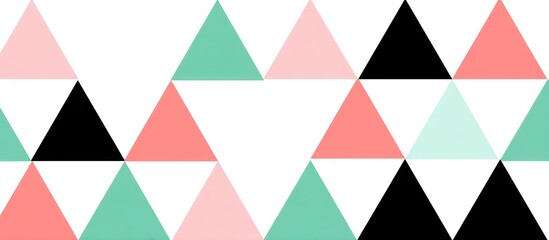 Geometric Triangle Pattern Background.